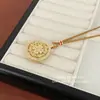 Wei Xue con collar con colgante de brújula de ocho tesoros clásico industria pesada de vuelta al trabajo alta sensación moda temperamento alta sensación cadena para el cuello