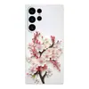 Adecuado para funda de teléfono S25ULTRA TPU suave A54 A17 flor de cerezo rosa S26PLUS A90 cubierta protectora A07