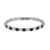 Explosiones de Amazon pulsera de acero de titanio circón hombres Europa y Estados Unidos transfronterizo acero inoxidable pulsera de tenis para hombre joyería para mujer venta al por mayor