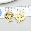 Misturado 100 5 Cores Folhas da Árvore da Vida Vazadas Série Pingente de Liga Pingente DIY Pulseira Colar Acessórios