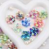 Nuevo mabei camelia diy funda para teléfono accesorios de resina hebilla para zapatos material para decoración de aretes paquete al por mayor