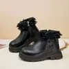 Botas Martin Femininas 2026 Novo Inverno Menina Princesa Acabamento em Renda Botas Curtas Crianças Pequenas e Maiores Botas Martin Princesa