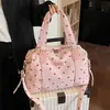 Bolsa de Viagem para Curta Distância para Mulheres, Grande Capacidade, Bolsa de Mão Leve, Separação Úmido/Seco, Bolsa para Esportes e Fitness, Bolsa de Bagagem para o Dia a Dia