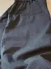 ¡Recomendación nivel CHAO! Pantalones capri de traje grises a rayas estilo old money 2026 principios de otoño cintura alta cubre caderas adelgazantes de longitud media