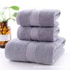 Toalla Negra de Algodón Puro Toalla de Baño Toalla Cuadrada Combinación Parche para el Cabello Suave Absorbente Engrosado Código Best Seller de Amazon Toalla de Baño
