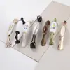 Venda Direta da Fábrica Puxadores de Gaveta Retrô Cerâmica Vintage Moderno Redondo Puxadores de Porta de Guarda-Roupa Uso Universal Popular Doméstico