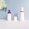 En stock botella cónica blanca de espuma de 60 ml, botella espumadora de PET para mousse de 100 ml, dispensador portátil de espuma facial