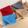 Bufanda de Punto de Dos Colores Doble Cara Estilo Coreano para Hombres y Mujeres, Atmósfera Invernal, Suave y Cálida, Calentador de Cuello para Parejas 100% Lana de Oveja