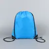 Bolsas de Poliéster 210D con Cordón para Venta al por Mayor Transfronteriza en Stock, Bolsas de Poliéster con Cordón Personalizadas, Bolsas para Eventos de Maratón