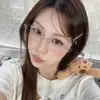 Óculos Retrô Estilo Coreano Cat-Eye Sem Aro Prata para Mulheres, Óculos Ovais Planos de Alta Qualidade Que Podem Ser Equipados com Lentes de Grau