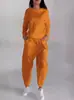 Conjunto de Pantalones Casuales de Color Sólido Deportivos Modernos con Cordones y Múltiples Bolsillos de Moda Otoño 2024 de Comercio Exterior Europeo y Americano
