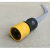 Accesorios para máquina de lavado de autos inalámbrica: pistola de agua portátil, recargable, alimentada por batería de litio, máquina de limpieza, conector para botella de Coca-Cola y Sprite, y junta de tubería de agua