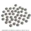 Aleación de Plata Antigua Filigrana Flor Taza Separadores Cuentas Tapas de Flor Tapas de Cuenta Estilo Antiguo DIY Borla Pasador de Pelo Corona de Pelo Accesorios de Joyería
