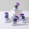 Zapatos para cachorro de otoño e invierno cálidos zapatos de algodón grueso antideslizantes resistentes al desgaste para pies de perro un par de 4 zapatos para mascotas