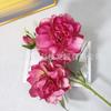 3 peonías artificiales para arreglos florales de techo de boda, decoración de auditorio de boda, decoración del hogar, decoración suave, paisajismo de hotel, flores falsas.