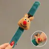Decorações de Natal Presentes Anel de Pressão Infantil Boneca de Pelúcia Pulseira Régua Vestir para o Jardim de Infância Presente de Feriado Acessórios de Cabelo