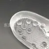 Nova Almofada de Calcanhar com Arco de Favo de Mel Macia Partículas Grandes Massagem Absorção de Choque Suporte para Correção de Pé Chato Silicone Meio Tamanho
