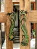 Alça de Latão Artesanal Indiana Estilo Vintage para Armário Guarda-roupa Sapateira Porta de Correr Alça de Porta de Madeira para Pátio