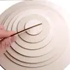Pintado a mano diy Hecho a mano Astillas de Madera Redondas Astillas de Madera Finas Pintura sobre Madera Tablero de Madera Multicapa Astillas de Madera Cuadradas Montaje de Maqueta de Construcción