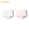 [Propiedad Intelectual de Peppa Pig] Calzoncillos tipo bóxer para niñas Balabala Pantalones cortos de cuatro puntas para niños Paquete de dos