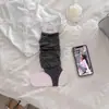 Calcetines Holgados Estilo Ballet Miu para Mujer, Estilo Delgado de Verano, Cubre-Pies, Adelgazantes, Versátiles Calcetines de Media Pantorrilla para Chanclas