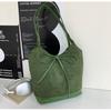 Bolso de otoño con textura de moda de gran capacidad para mujer 2025 nuevo bolso de mano sencillo para llevar bajo el brazo bolso de hombro sencillo