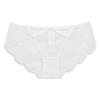 Ropa interior de encaje para niña Ropa interior sexy para mujer Nueva Cintura media Cómoda Puro Verano Malla fina Transpirable Semitransparente