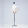 Maniquí de Cabeza Electrochapada de Medio Cuerpo para Tienda de Ropa Soporte de Exhibición Estilo Coreano Maniquí para Escaparate Maniquí de Tienda de Ropa para Hombre