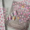 Nueva Tecnología 5D Pegatinas para Uñas Fábrica Lindas Rococo Dulce Mascota Conejo Arte de Uñas Pegatinas en Relieve Pegatinas 3D para Rostro