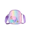 Bolsa de Ombro Doce com Renda para Daminha, Bolsa Transversal Colorida em Degradê da Moda, Nova Bolsa Transfronteiriça Infantil 2026