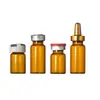 En Stock Al Por Mayor Botellas de Viales Ámbar de Cierre a Presión de 2ml 3ml 5ml 6ml 7ml 8ml 10ml 15ml 20ml 30ml para Dispensar