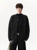 Jaqueta Cardigan de Tricô Color Block Estilo Americano Masculino Outono Solta Estilo Preguiçoso Marca Tendência Versátil Casual Cardigã com Botões