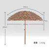 2025 Nova Palhoça de Telhado de Palha para Exterior Cabana de Grama Guarda-Sol Pátio Camping Decoração Pousada Exibição DIY Guarda-Sol de Palha para Praia