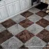 Tapete de Espuma Cortável para Emendas Transfronteiriças Tapete para Chão Tapete de Quarto Cobertor de Cabeceira Tapete de Camurça Fofo para Menina Lavável à Máquina