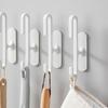 Gancho para Ropa para Colgar Detrás de la Puerta, Gancho Multifuncional sin Taladro, Gancho en S para Cocina, Gancho para Baño, Gancho Adhesivo Fuerte sin Dejar Marca