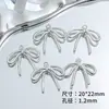Serie de moños con sensación fresca, colgante de aleación, colgante, accesorios para pulsera de cuentas hechas a mano, collar, pendientes, DIY