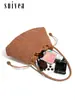 Bolso Tejido Hecho a Mano de Gamuza Nuevo Otoño/Invierno 2026, Bolso de Hombro de Nicho Vintage de Alta Gama, Bolso Dumpling de Hombro, Bolso Barco