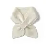 Estilo Novo Outono e Inverno 100% Caxemira Lenço Pequeno Cor Pura Crochê Tricô Laço Pequeno Cachecol Pequeno Cobertura de Pescoço para Proteger o Pescoço e Manter Aquecido