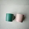 Caneca cerâmica com padrão personalizável, xícara cônica de grés para café, copo para beber leite e chá, adequado para uso no escritório e em casa, presente