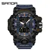 Fabricante Sanda Venta al por mayor Relojes Electrónicos Deportivos de Exterior a Prueba de Golpes, Modernos para Hombre y Mujer, Multifuncionales, Resistentes al Agua, Luminosos