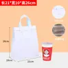 Bolsa aislante para llevar no tejida bolsa de embalaje para llevar bolsa aislante no tejida catering bolsa tridimensional recubierta mayoreo