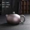 Mango de tetera de punta de dedo pieza de arena púrpura tetera pequeña olla de punta de dedo juego de té de kung fu té exquisito para los dedos mesa de té mini