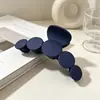 Pinza para el pelo coreana mate de cinco anillos, accesorio versátil para el cabello, pinza de garra de alta gama para mujer, adecuada para recogidos en la parte posterior de la cabeza, al por mayor