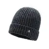 Gorro de lana de invierno con ala para proteger las orejas para hombres de mediana edad y ancianos, gorro de tigre para ciclismo al aire libre, gorro de punto de una sola pieza que protege el cuello