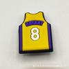 NBA basketball series Novo PVC macio borracha buraco sapatos flor sapato fivela diy acessórios zhibi estrela sapato fivela transfronteiriça exclusivo