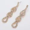 Joyería de moda europea y americana aleación personalidad pendientes de diamante pendientes fabricantes al por mayor E404