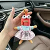 Llavero de Peluche Chef Pez Feo de Bikini, Llavero de Muñeca Retro Feo Lindo, Colgante para Mochila, Regalo Único