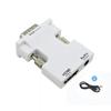 Adaptador hdmi; adaptador hdmi para vga conversor hdmi vga com áudio fêmea para macho tipo i