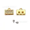 8mm cerradura diy accesorios de pulsera de cinturón hechos a mano cuerda de cuero cuerda trenzada hebilla hebilla Mini accesorios de joyería
