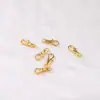 Hebilla Pequeña para Perro de 23 mm Gancho Boca de Pez Orejeta para Equipaje Llavero Metálico con Apertura de Resorte Hebilla de Langosta Accesorios para Joyería